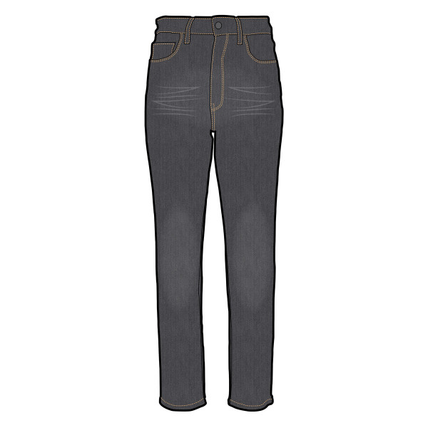 Spada Spada drifter ladies jeans short leg washed black size 8